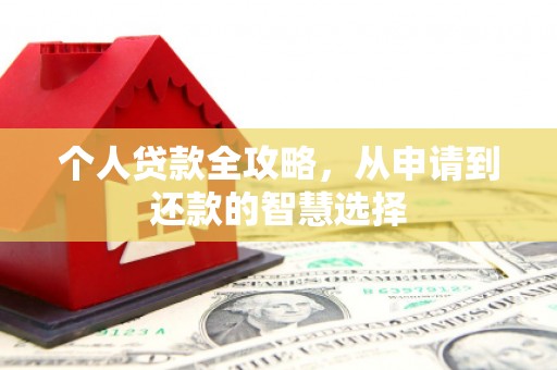 全椒个人贷款全攻略，从申请到还款的智慧选择