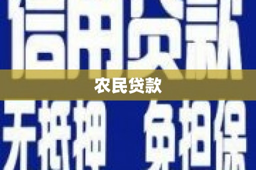 九台农民贷款