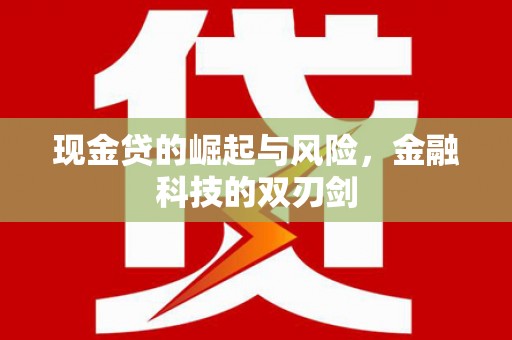滦南现金贷的崛起与风险，金融科技的双刃剑