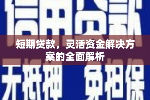福海短期贷款，灵活资金解决方案的全面解析