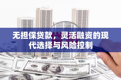河池无担保贷款，灵活融资的现代选择与风险控制
