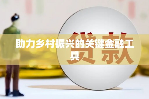 北关助力乡村振兴的关键金融工具