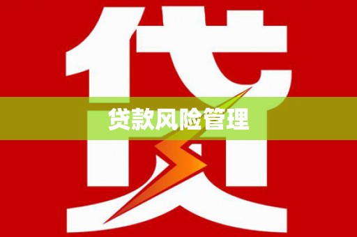 银川贷款风险管理