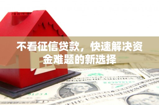 遂昌不看征信贷款，快速解决资金难题的新选择