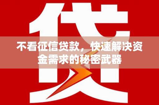 泽库不看征信贷款，快速解决资金需求的秘密武器