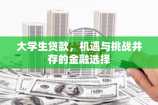猇亭大学生贷款，机遇与挑战并存的金融选择
